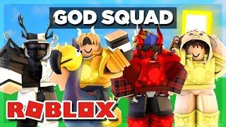 THE GOD YOUTUBER SQUAD! Roblox Bedwars