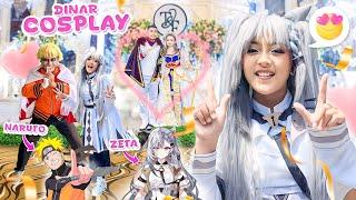 DINAR COSPLAY DI ACARA PERNIKAHAN TEAM GAMING, LEIKA DAN DINAR DAPAT JUARA BEST COSTUME #trending