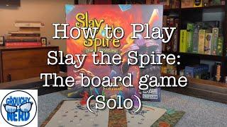 How to play Slay the Spire: The Board Game (solo)