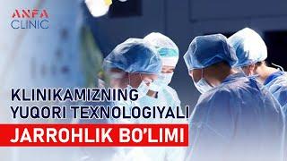 Klinikamizning yuqori texnologiyali jarrohlik bo'limi haqida ma'lumot