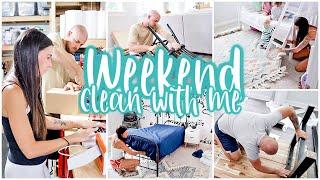 WEEKEND CLEAN & ORGANIZE WITH ME | MORE WITH MORROWS