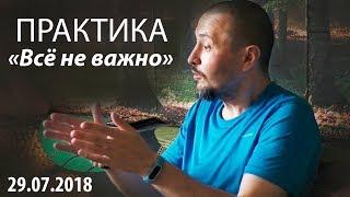 Практика - "Всё не важно". Андрей Тирса. Сатсанг 29.07.18.  Пробуждение / Просветление.