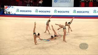 Lithuania (LTU) - 2019 Rhythmic Junior Worlds, Moscow (RUS) - Qualifications 5 Hoops