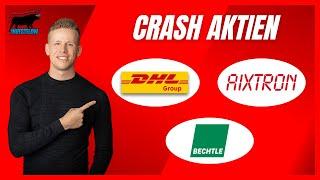 Welche dieser Crash Aktien ist JETZT interessant? DHL, Bechtle & Aixtron Aktie Analyse