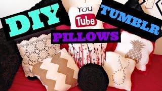DIY TUMBLR INSPIRED PILLOWS!  - Maddie Ryles
