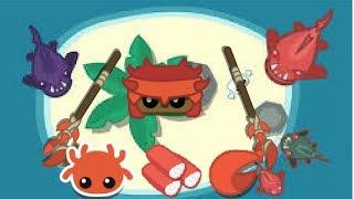 Starve.io new Update!!! How to make Crab Gear!