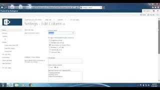 SharePoint 2013: How to modify an existing column