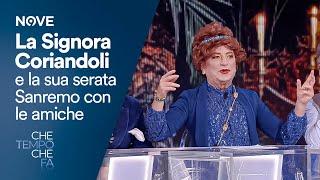 Che tempo che fa | La Signora Coriandoli e la sua serata di Sanremo con le amiche