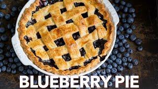 How To Make The Ultimate Blueberry Pie Recipe + Flaky Crust