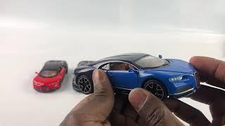 Металлическая машинка Mini Auto 1:32 «Bugatti Chiron» 3225B инерционная, свет, звук