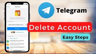 How To Delete Telegram Account !! (Android/iPhone)