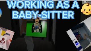 WORKING AS A BABYSITTER FOR THE FIRST TIME  *roleplay* sashagames brookhaven