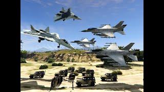 Ukrainian Attack Helicopters Fire At Russian Military Positions | Fz Gamerz | GTA5