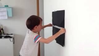 thisminiman models parents' DIY antics