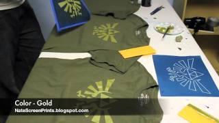 Part 21 - ITS EASY TO SCREEN PRINT MORE THAN ONE SHIRT AT A TIME!