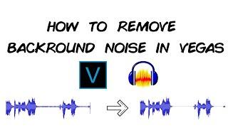 HOW TO GET RID OF BACKGROUND NOISE IN SONY VEGAS! (and Premiere)