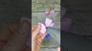 How to make a bow out of satin ribbon #diy #бант #ribbon #tiktok