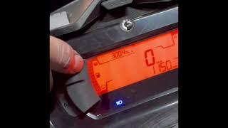 2021 Ski-doo 2 button gauge storage mode, summarize