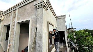 Amazing Work! Construction Techniques Of Window Frame| How To Make DoFrame By Sand Cement DIY