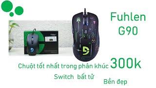 Chuột Fuhlen G90 tốt nhất trong phân khúc 300k