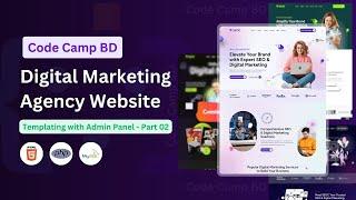 Online Agency Website in PHP with Admin Panel – Part 2 | PHP Web Development Tutorial #codecampbd