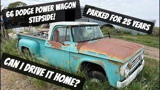 Sweptline Dodge Hasn't Ran in 25 Years! Will it Run & Drive Home?