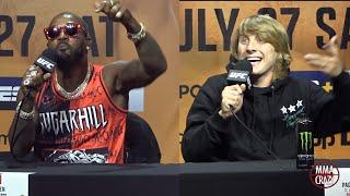 Bobby King Green vs. Paddy Pimblett Press Conference Highlights UFC 304