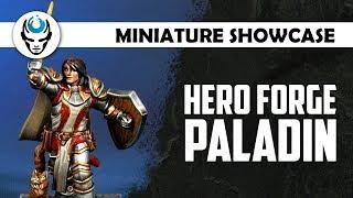 HERO FORGE PALADIN - LVL 5 MINIATURE SHOWCASE 4K