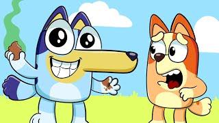 Weird BLUEY is SCARY?!... Try NOT to LAUGH