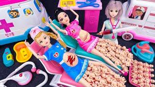 18 Minutes Satisfying Barbie Doll Pregnant Doctor Story, Unboxing Cute Barbie Princess Dress Up Toys