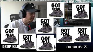 Jordan 4 Canyon Purple Release Day BOTTER BOY NOVA