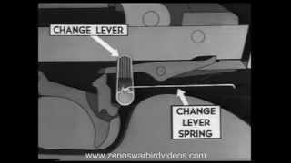 Operating the Browning Automatic Rifle  "The BAR" - 1943