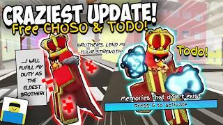 NEW TODO CHARACTER + FREE CHOSO In This CRAZY Jujutsu Shenanigans Update?!