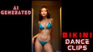 Ai Generated Bikini Dance Clips (short) #aigenerated #bikini