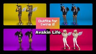 Outfits for twins - Avakin Life (Part 2)