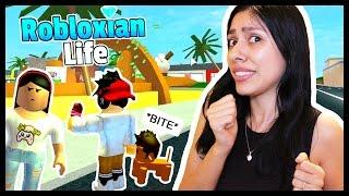 MY DOG BIT HIM! - ROBLOXIAN LIFE - Roblox