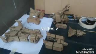 Voltes V cardboard made by dworx