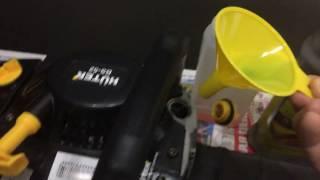 Бензиновая цепная пила Huter BS 52. Первый запуск. Часть 3.