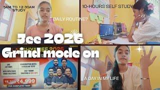 Finally Grind mode on  jee 2026 aspirant vlog| my daily routine| #jee #vlog #class12 #vlogs #iit