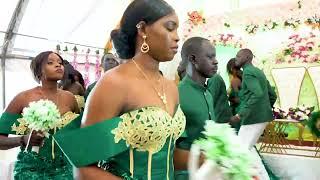 Isaac Reath & Nyamal Nhial Jieng Grand Entrance  during  their wedding  reception party 2024.