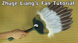 Ya Boy Kongming!(Paripi Koumei) - Zhuge Liang's fan Tutorial with Template [How to make props]