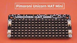 Pimoroni Unicorn HAT Mini — светодиодная матрица для Raspberry Pi. Железки Амперки