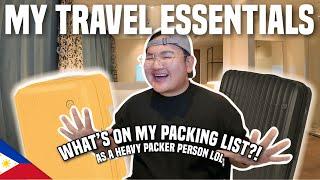 MY TRAVEL ESSENTIALS: WHAT’S ON MY PACKING LIST?  | Ivan de Guzman