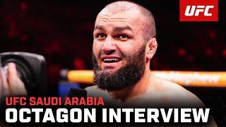 Shamil Gaziev Octagon Interview | UFC Saudi Arabia