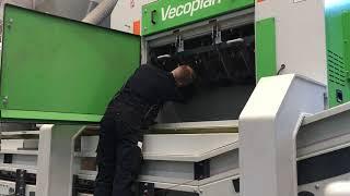 V ECO 1300 Industrial Shredder Sceen Change