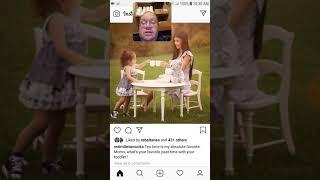 Milena Roucka Tea Time With Her Kid - Dtmp Drama Alert