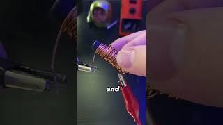 Make an ELECTROMAGNET using JUST 2 COMPONENTS! #diyprojects #electricity #engineering