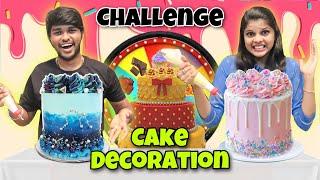 Cake DECORATING Challenge with My Brother!! *Went Funny* | Jenni's Hacks