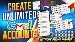 How To CREATE UNLIMITED GMAIL ACCOUNTS Without PHONE NUMBER Verification! | 1K Gmail kaise banaye