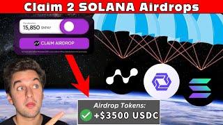 Claim 2 SOLANA Airdrops + 1 COSMOS Airdrop - DO THIS NOW